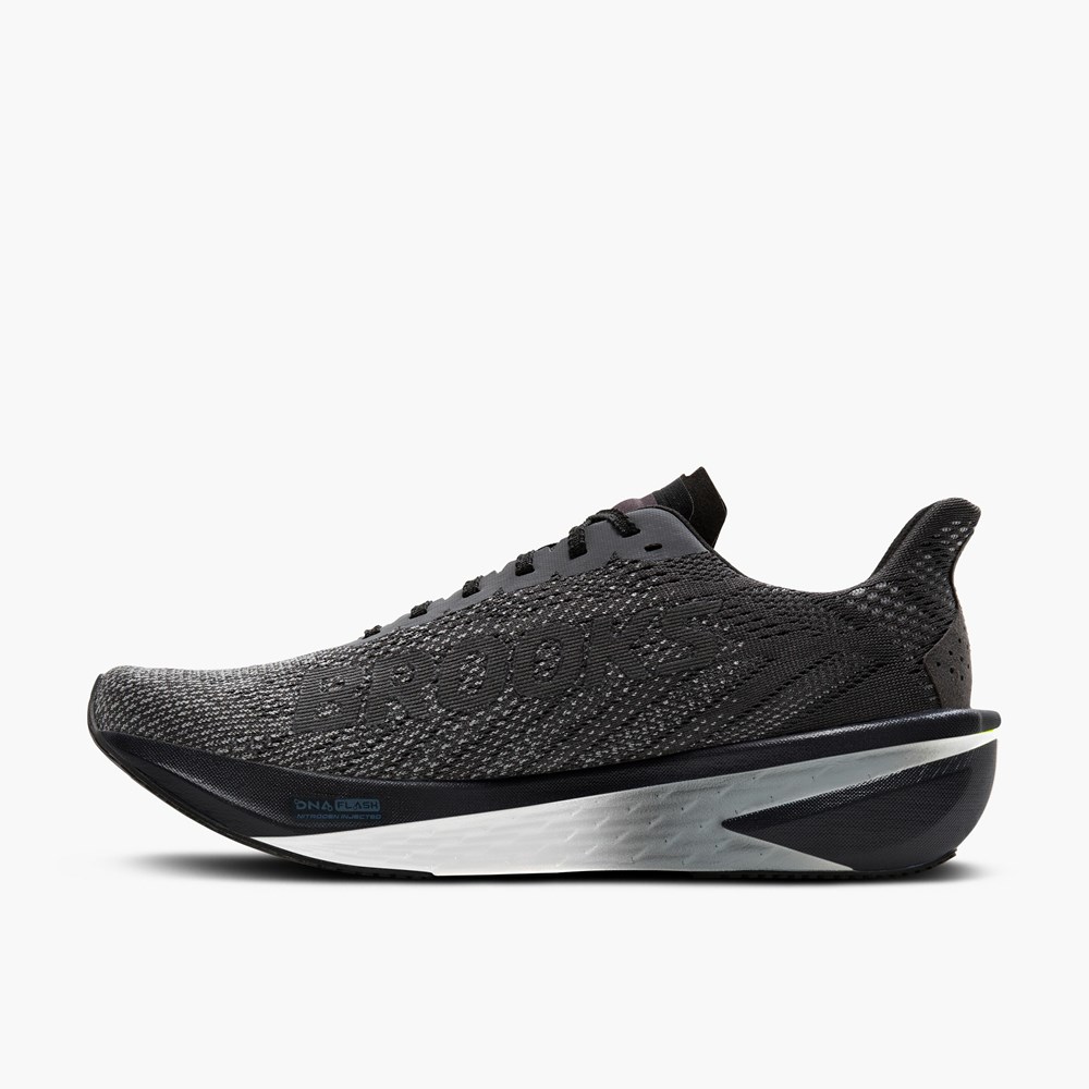 Chaussure Running Brooks Hyperion 2 Noir Grise Homme | YUJ-0107069